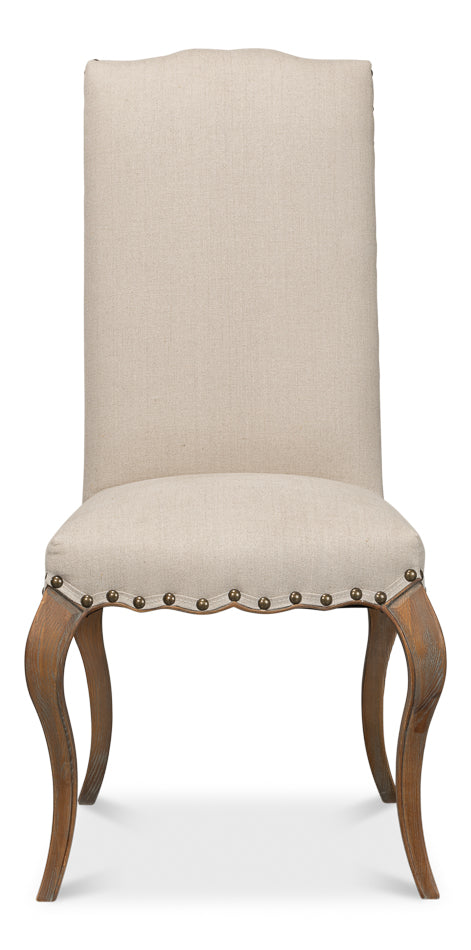 American Home Furniture | Sarreid - Thorne Side Chair - Beige - Set of 2