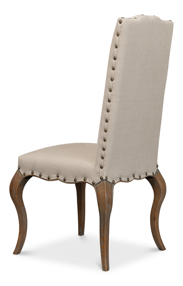 American Home Furniture | Sarreid - Thorne Side Chair - Beige - Set of 2