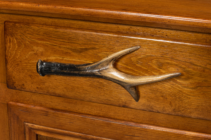 American Home Furniture | Sarreid - Elk Horn Pulls Sideboard - Brown