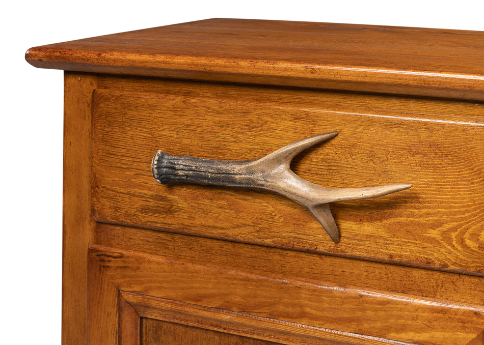 American Home Furniture | Sarreid - Elk Horn Pulls Sideboard - Brown