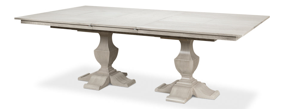 American Home Furniture | Sarreid - Cambiare Dining Table - Ivory Bianca