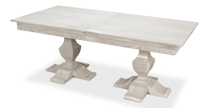 American Home Furniture | Sarreid - Cambiare Dining Table - Ivory Bianca