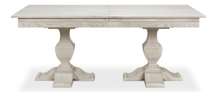 American Home Furniture | Sarreid - Cambiare Dining Table - Ivory Bianca