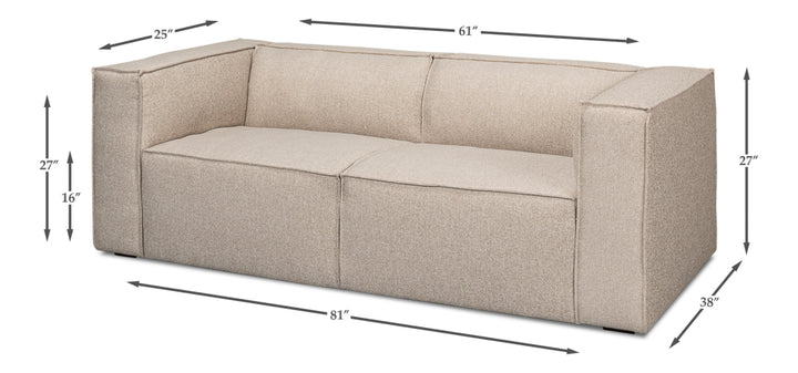 American Home Furniture | Sarreid - Harland Sofa - Fabric