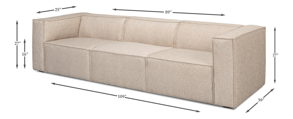 American Home Furniture | Sarreid - Miles Sofa - Fabric