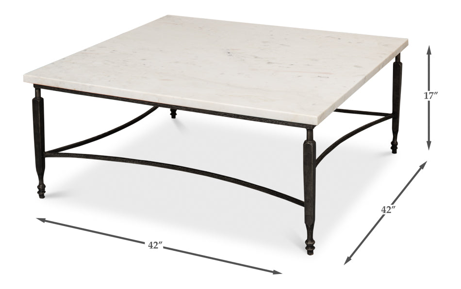 American Home Furniture | Sarreid - Mykos Square Coffee Table