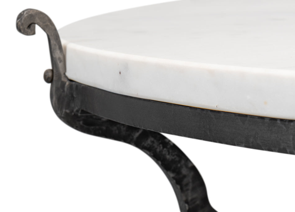 American Home Furniture | Sarreid - Marylin Coffee Table With Marble Top