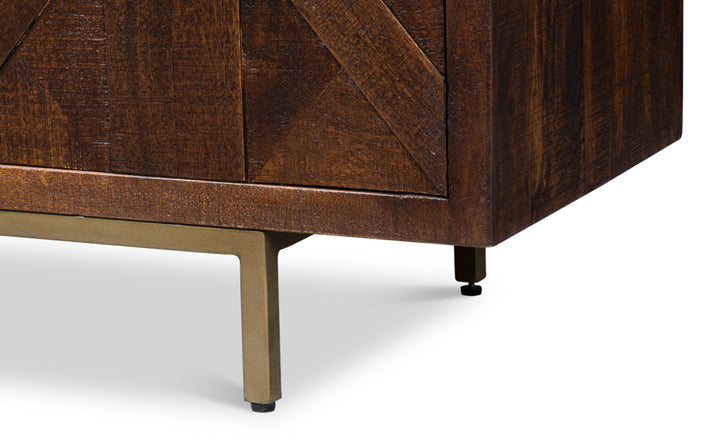 American Home Furniture | Sarreid - Griglia Four Door Sideboard