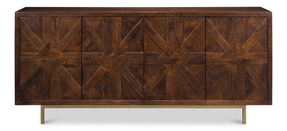 Sarreid Griglia Four Door Sideboard SIDEBOARDS + CREDENZAS