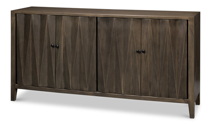 American Home Furniture | Sarreid - Metropole Four Door Sideboard