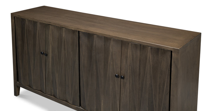 American Home Furniture | Sarreid - Metropole Four Door Sideboard