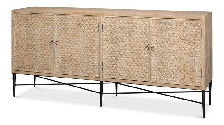 American Home Furniture | Sarreid - Archie Four Door Sideboard