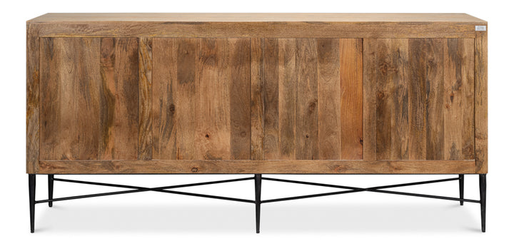 American Home Furniture | Sarreid - Archie Four Door Sideboard