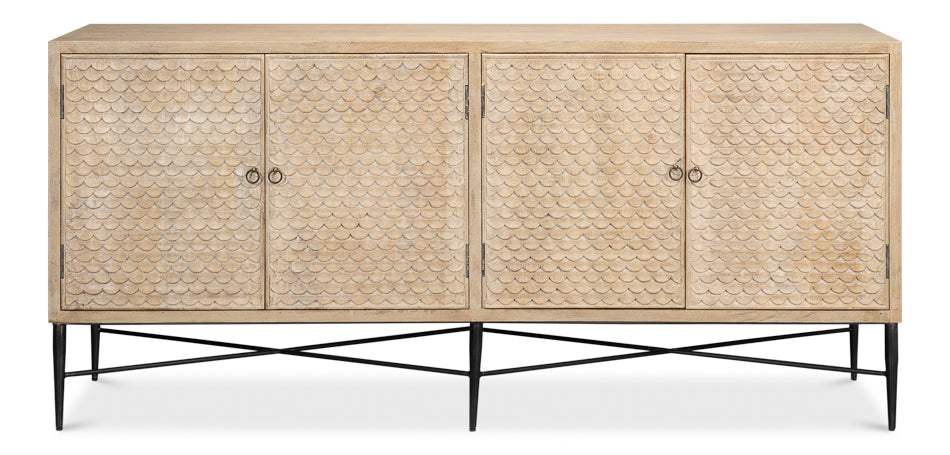 American Home Furniture | Sarreid - Archie Four Door Sideboard