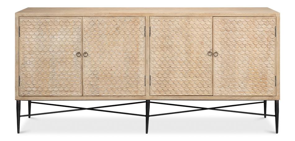 Sarreid Archie Four Door Sideboard SIDEBOARDS + CREDENZAS