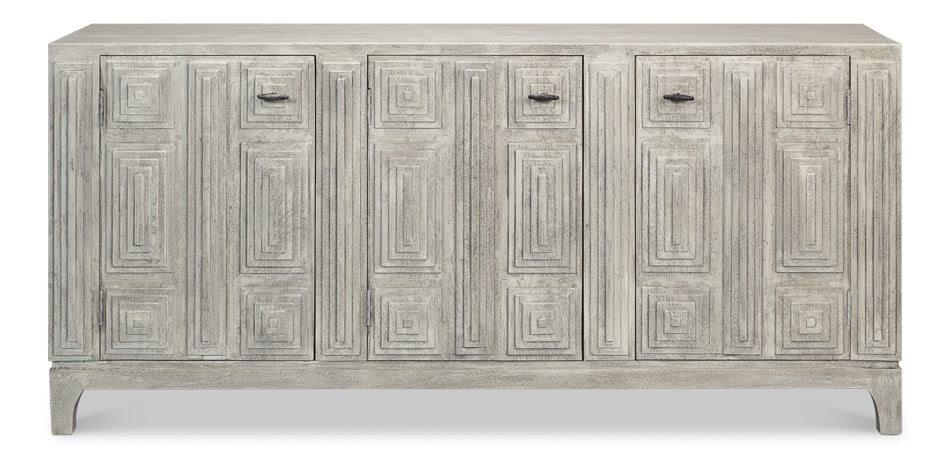 American Home Furniture | Sarreid - Rafina Three Door Sideboard