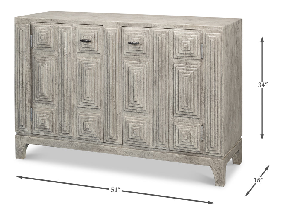 American Home Furniture | Sarreid - Rafina Two Door Sideboard