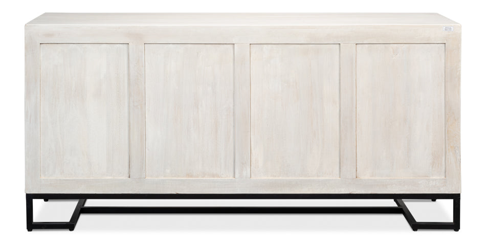 American Home Furniture | Sarreid - Asiger Four Door Sideboard