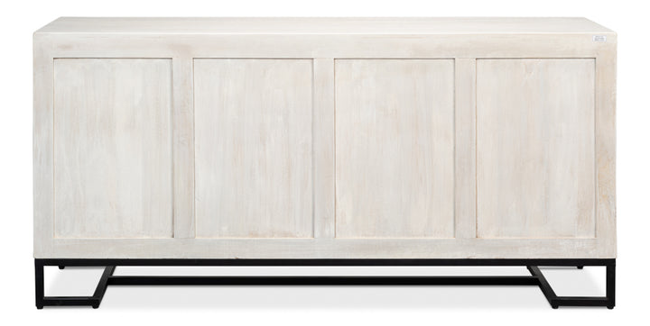 American Home Furniture | Sarreid - Asiger Four Door Sideboard