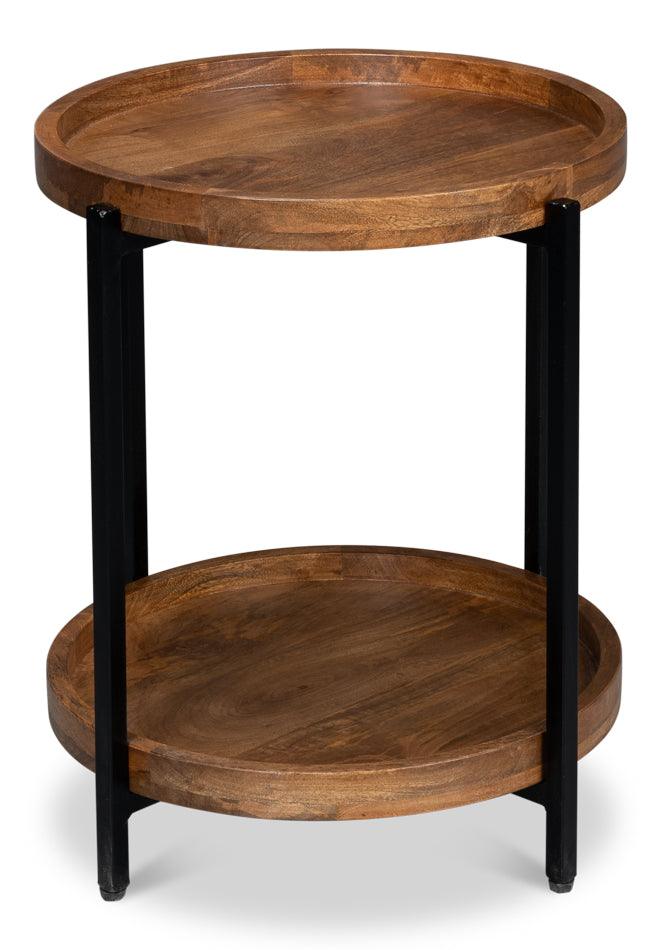 Sarreid Profile Round End Table ACCENT TABLES