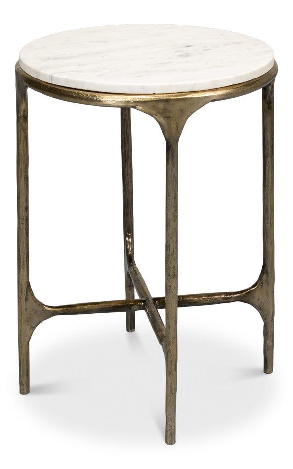 Sarreid Gimlet Round End Table ACCENT TABLES