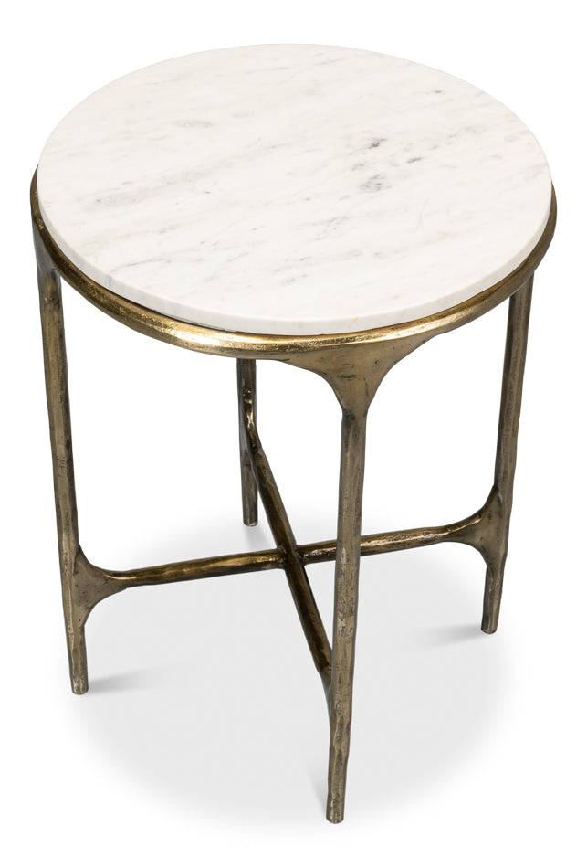 American Home Furniture | Sarreid - Gimlet Round End Table