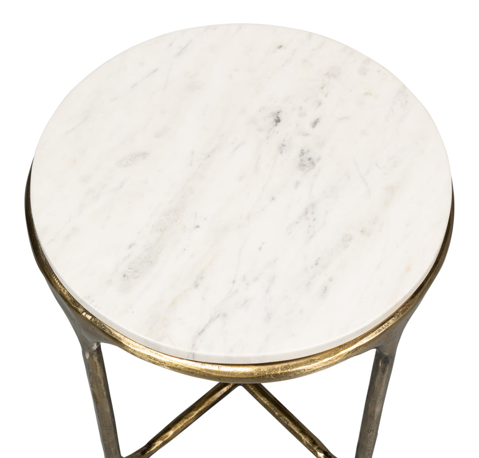 American Home Furniture | Sarreid - Gimlet Round End Table