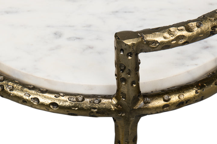 American Home Furniture | Sarreid - Gibson Round End Table