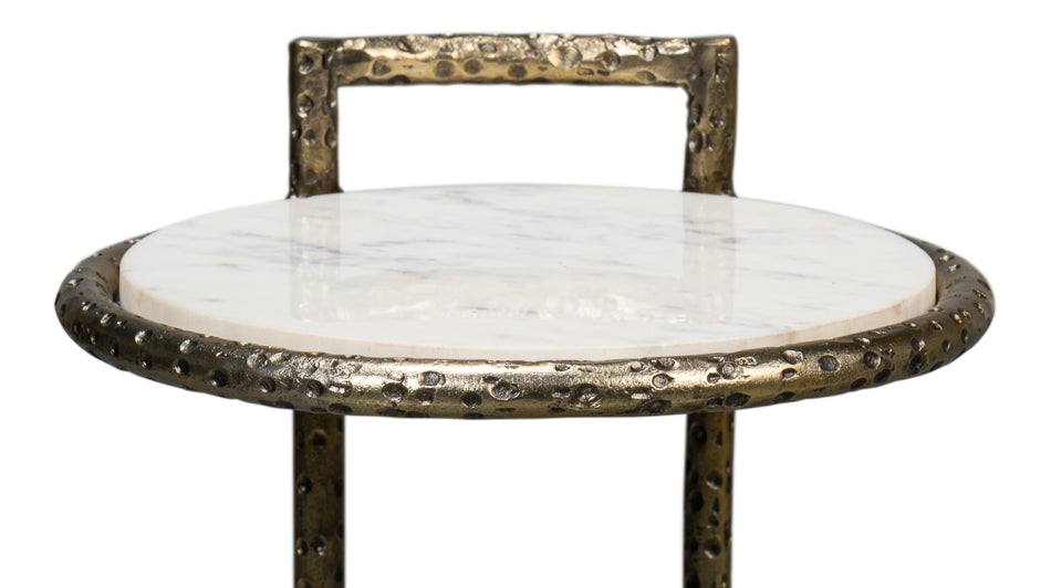 American Home Furniture | Sarreid - Gibson Round End Table