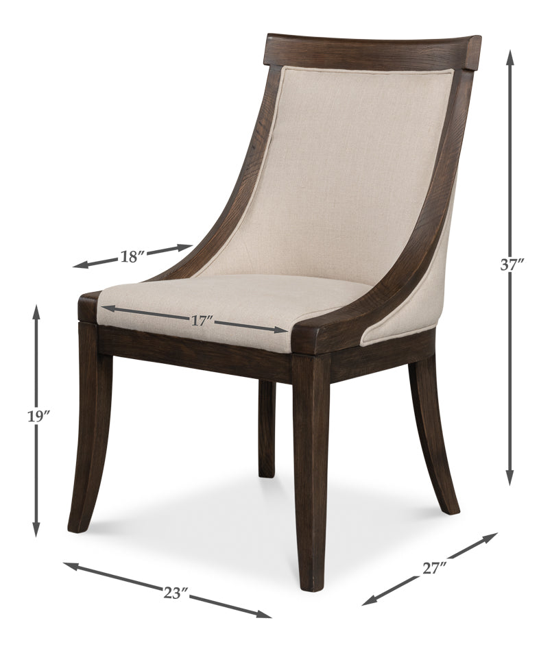 American Home Furniture | Sarreid - Lucas Side Chair - Set of 2