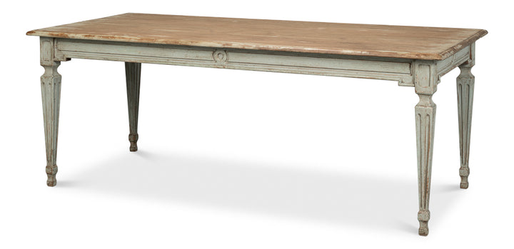 American Home Furniture | Sarreid - Elise Dining Table - Sage