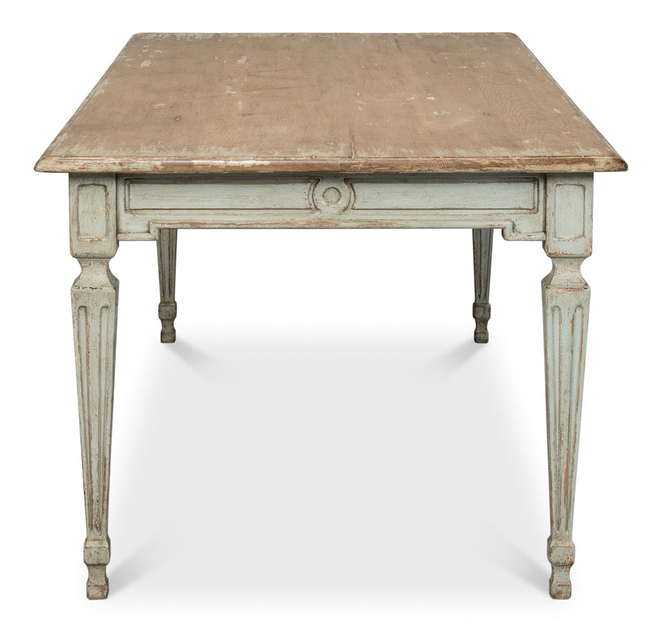 American Home Furniture | Sarreid - Elise Dining Table - Sage