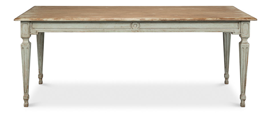 American Home Furniture | Sarreid - Elise Dining Table - Sage