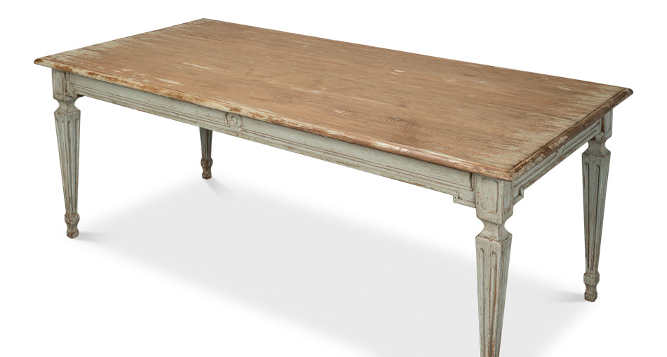 American Home Furniture | Sarreid - Elise Dining Table - Sage