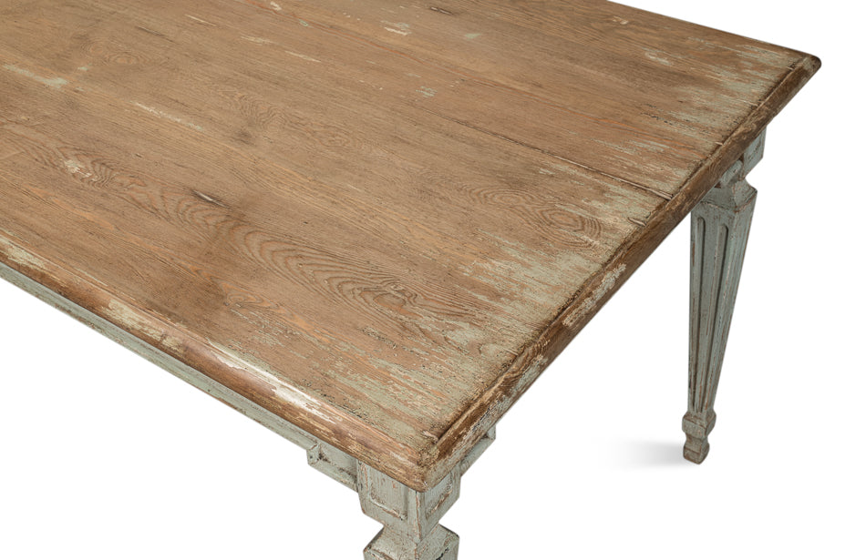 American Home Furniture | Sarreid - Elise Dining Table - Sage