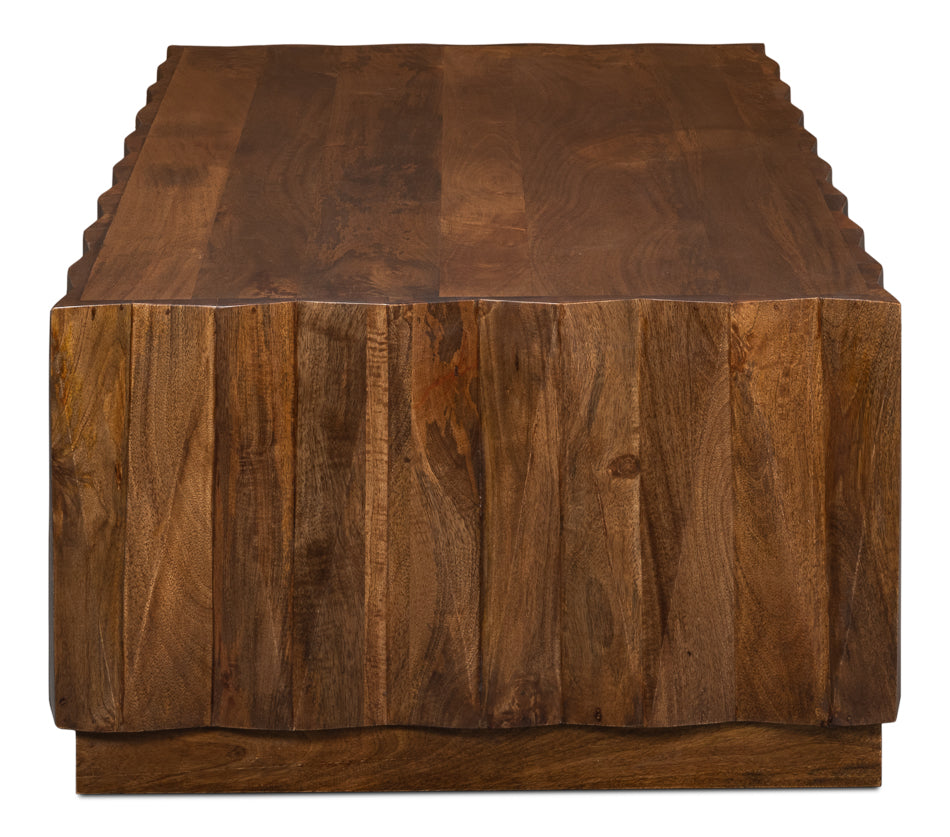 American Home Furniture | Sarreid - Denali Rectangle Cocktail Table