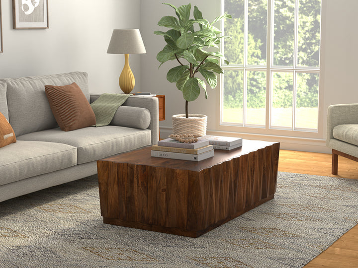 American Home Furniture | Sarreid - Denali Rectangle Cocktail Table