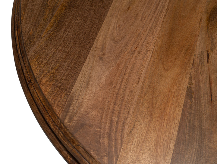 American Home Furniture | Sarreid - Hestia Carved Round Dining Table