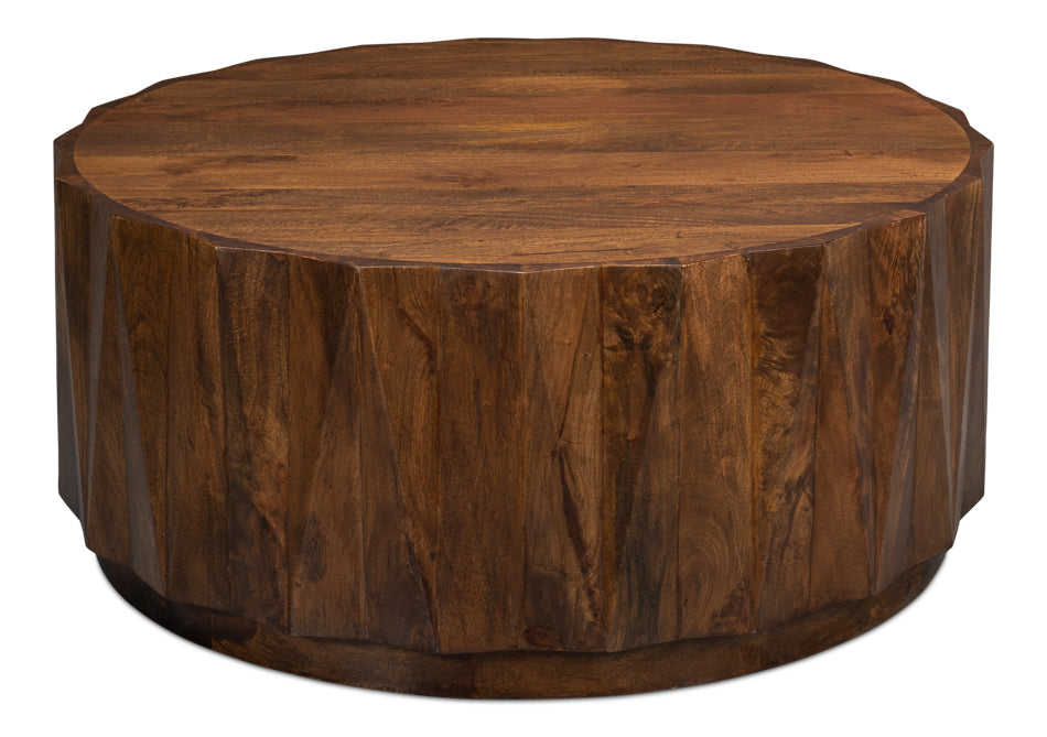 American Home Furniture | Sarreid - Denali Round Cocktail Table