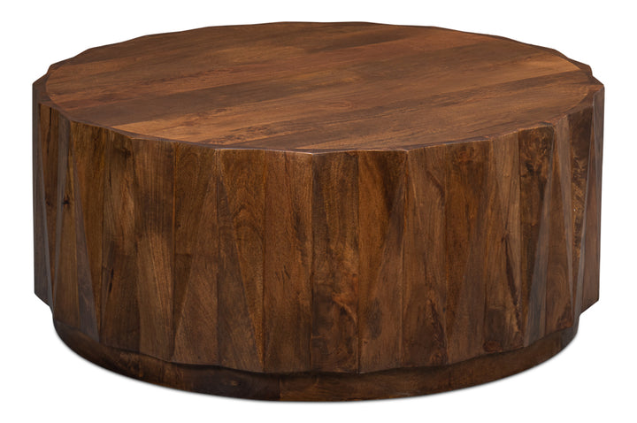 American Home Furniture | Sarreid - Denali Round Cocktail Table