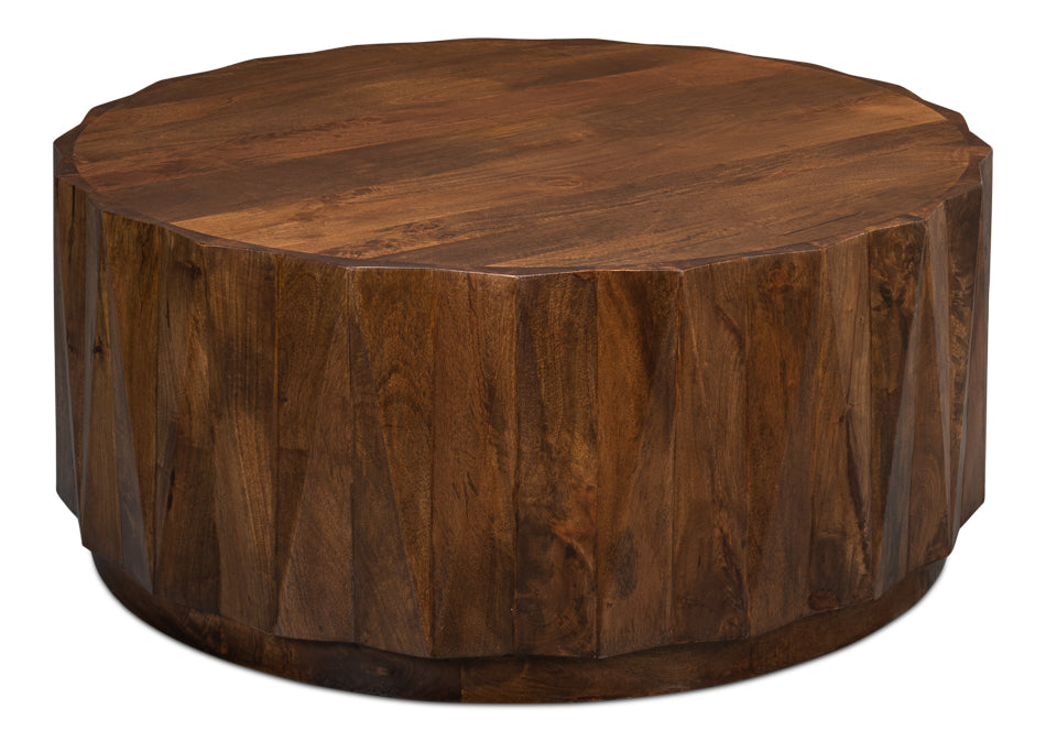 American Home Furniture | Sarreid - Denali Round Cocktail Table