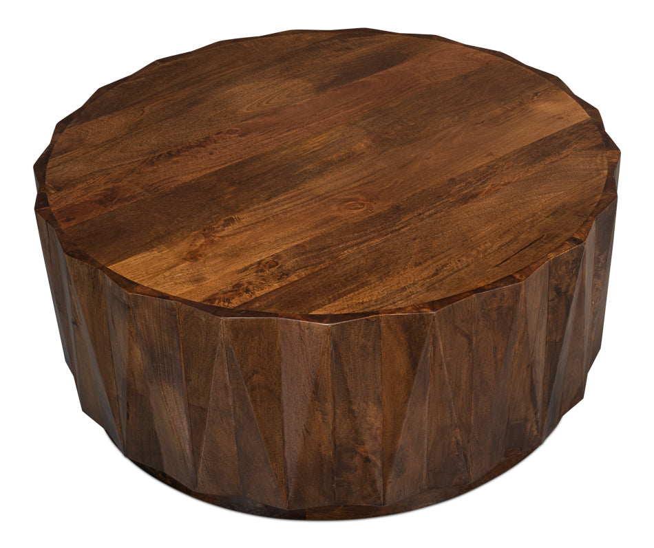 American Home Furniture | Sarreid - Denali Round Cocktail Table