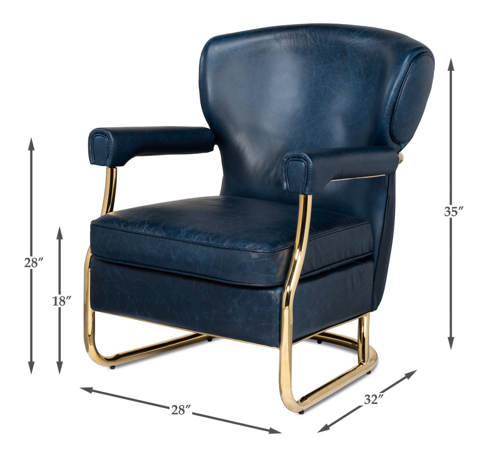 American Home Furniture | Sarreid - Santa Monica Arm Chair