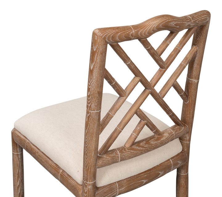 American Home Furniture | Sarreid - Brighton Counter Stool - White Wash