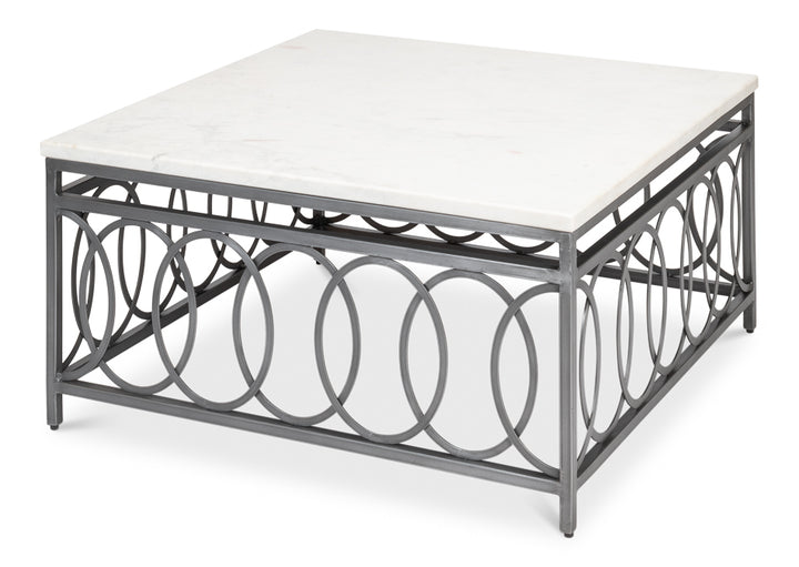 American Home Furniture | Sarreid - Olympia Square Coffee Table