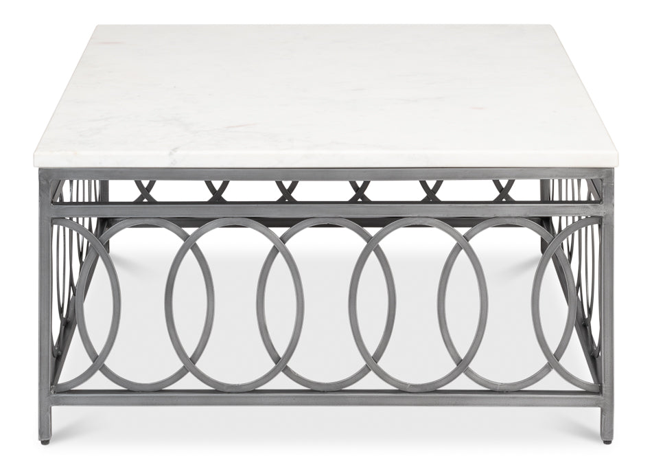 American Home Furniture | Sarreid - Olympia Square Coffee Table