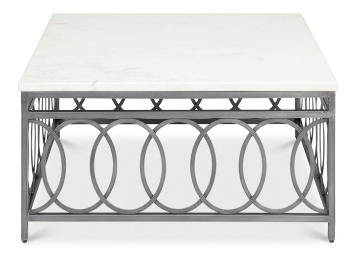 American Home Furniture | Sarreid - Olympia Square Coffee Table