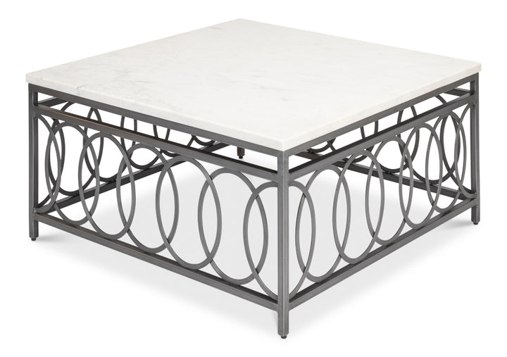 American Home Furniture | Sarreid - Olympia Square Coffee Table