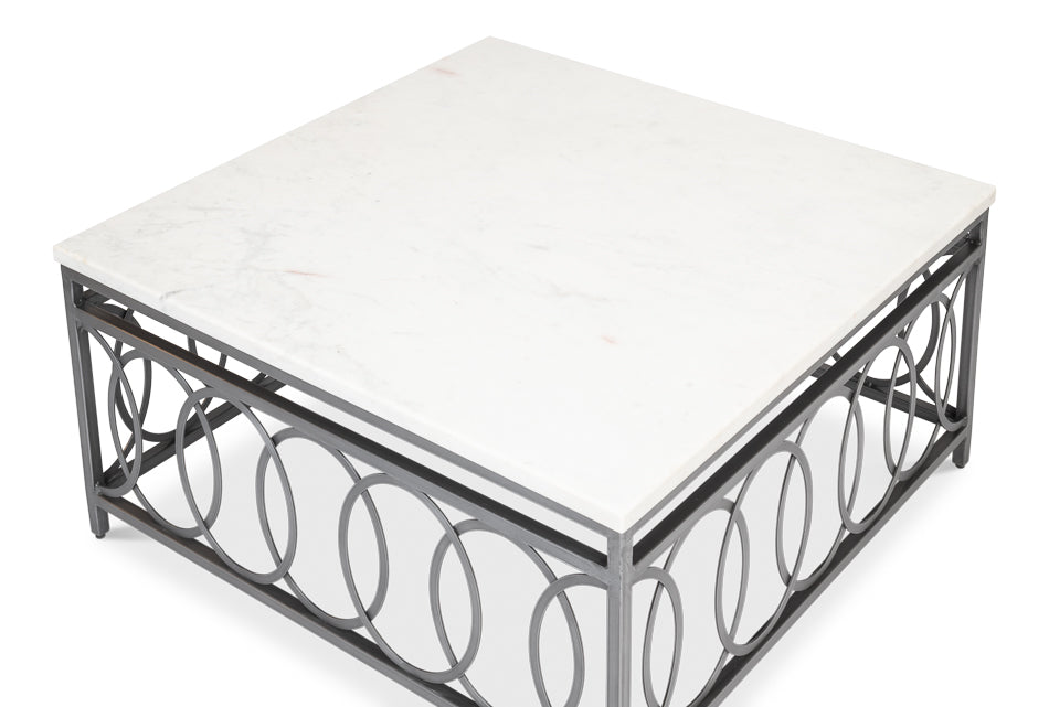 American Home Furniture | Sarreid - Olympia Square Coffee Table