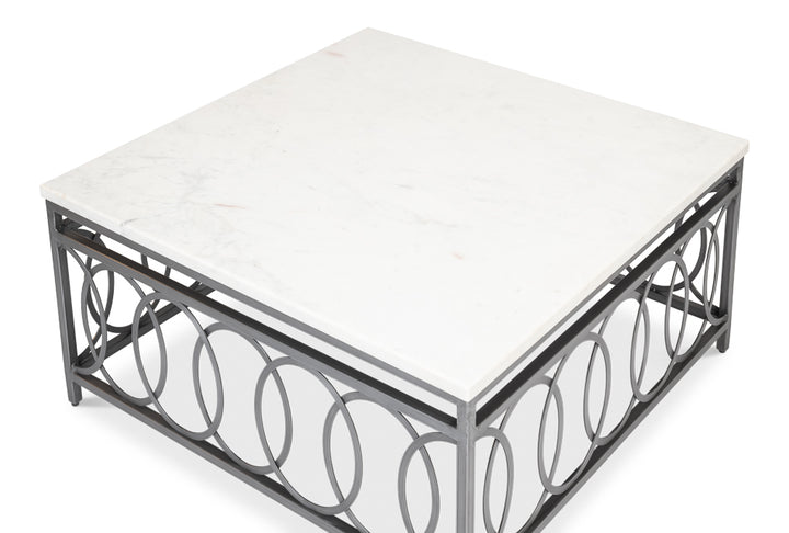 American Home Furniture | Sarreid - Olympia Square Coffee Table